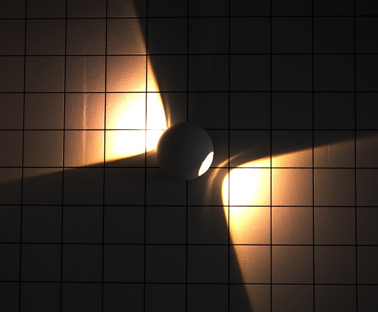 Den Gan Tuong Ngoai Troi Hinh Cau 3