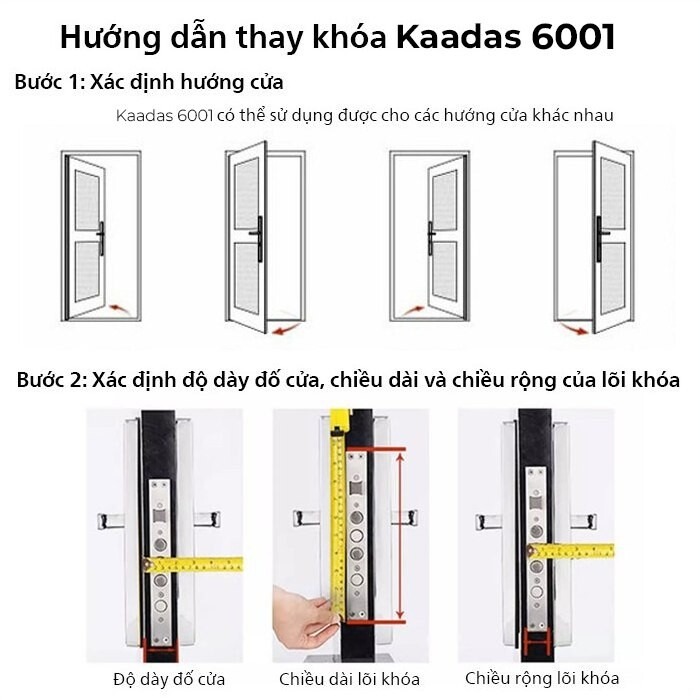 Khoa Cua Dien Tu Kaadas 6001 Lap